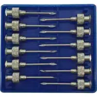 Agujas reutilizables de acero inoxidable, set de 12 SOPECR