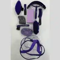 Kit para limpiar caballos morado SOPECR