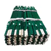 Paquete de 100 postes de acero Q235 para engorde y cercado perimetral 2,13m alto, peso 3,9kg SOPECR
