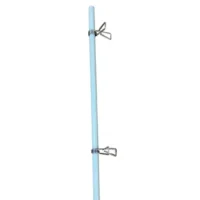 Paquete de 5 varillas fibra de vidrio con 2 clips acero inox SOPECR